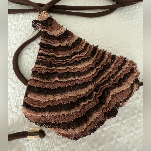 Brown String Bikini - Picture 7 of 7